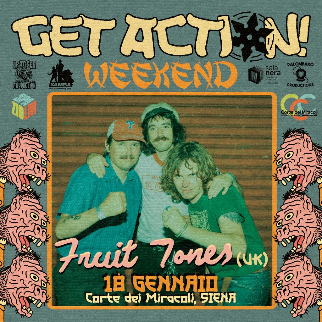 Band Lineup - Fruit Tones At Get Action! Weekend 2025